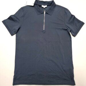 REISS Jude Pique Zip Neck Polo